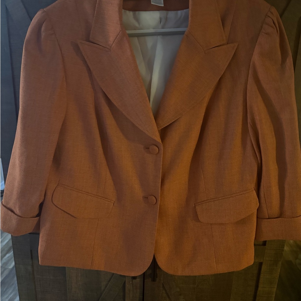 Worthington Women's Rust Blazer 20W